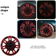 thumbnail image 5 of Soimiss Red Wheel Cap for Car Stylish Design Universal Fit Durable PP Material, 5 of 7