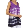 thumbnail image 3 of Sakkas Dakota Sky Sleeveless Blouse - Purple - One Size, 3 of 6