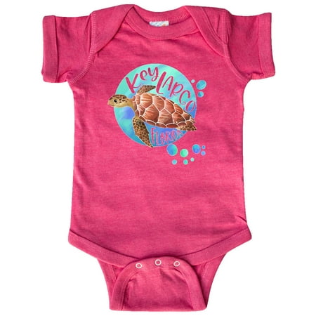 

Inktastic Key Largo Florida Swimming Sea Turtle with Bubbles Gift Baby Boy or Baby Girl Bodysuit