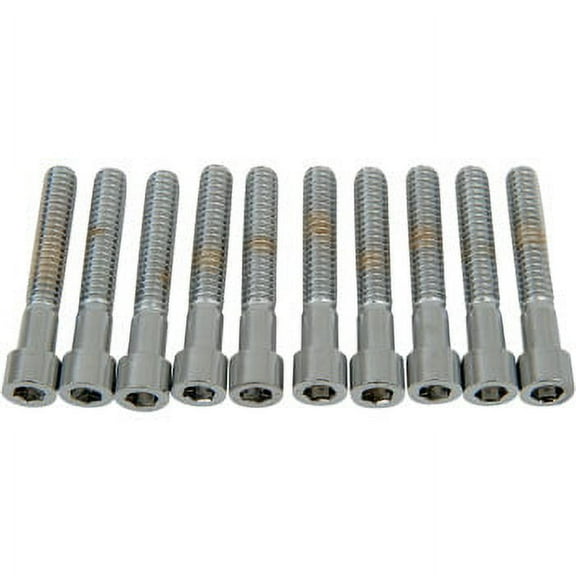 Drag Specialties DS-190535S Coarse-Thread Socket-Head Bolts - 1/4in.-20 x 3/4in.