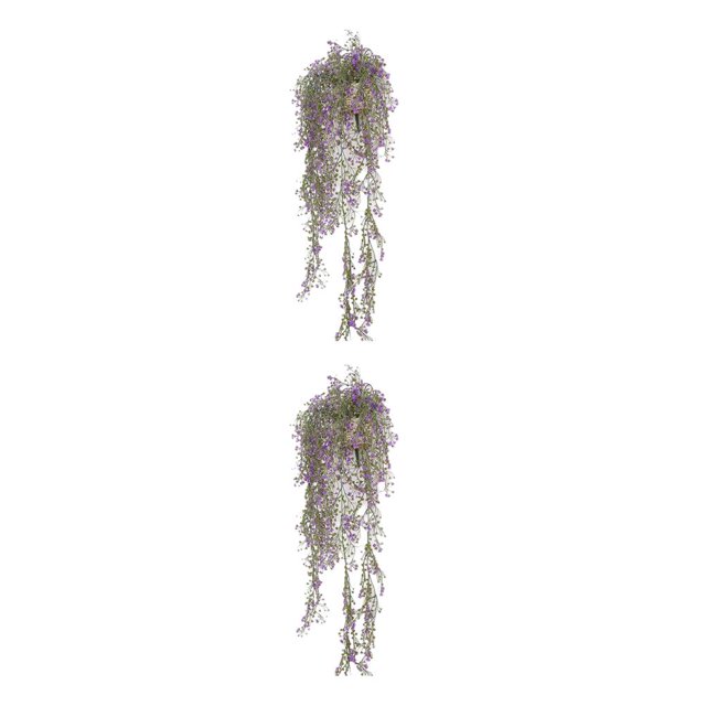 Matsuzay Fondo de pared artificial Flores colgantes Planta Vid falsa Cumpleaños Balcón Decoración Regalos de inauguración Suministro para oficina Type2 NO2 Matsuzay CBP487888