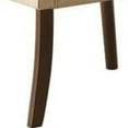 thumbnail image 5 of ACME Gasha Wooden Frame Upholstered Side Chair in Beige and Walnut, 5 of 5