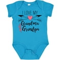 thumbnail image 3 of Inktastic I Love My Grandma and Grandpa Heart and Arrows Boys or Girls Baby Bodysuit, 3 of 5