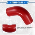 thumbnail image 5 of Unique Bargains 51mm 2.01" ID 90 Degree Elbow Coupler Silicone Hose Intercooler Tube Universal for Car Engine Red, 5 of 6