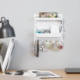 thumbnail image 6 of Bedside Shelf Accessories Organizer, Ngxiha Floating Shelves for Bedside Shelf Wall Mount Self Stick On, Cute Room Decor Aesthetic, Girls Room Decor, Cool Stuff for Bedroom Storage and Organization, 6 of 9