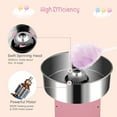 thumbnail image 4 of ROVSUN Cotton Candy Machine Maker 21 Inch Stainless Steel Bowl, Electric Candy Floss Maker Machine w/Cover Sugar Scoop and Large Storage Drawer for Commercial Home Party Carnival, Pink, 4 of 8