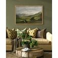 thumbnail image 4 of Drsoum Landscape Vintage Wall Art Classical Mountain Range Valley Prints Farmhouse Decor 24x36in Natural Framed, 4 of 6