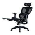 thumbnail image 1 of Silla Ejecutiva ACTECK FLUX PRO EC757 Ergonomica Reclinable 135° 136kg Reposabrazos 3D Reposapies Piston Clase 4 Negro AC-940269, 1 of 7