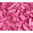 thumbnail image 1 of 120Pcs Building Blocks Bulk Lot Pack Sorted By Color Bricks Block Plate Toys Small Particles Bulk Compatible Legoeds DIY Kit,Pink,250g-bag, 1 of 7