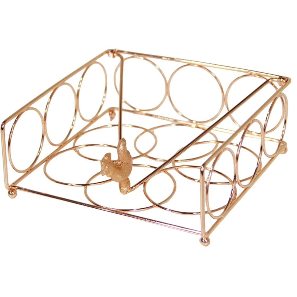 Homemaxs Napkin Holder Dining Table Napkin Holder Stand Vintage Metal