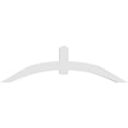 thumbnail image 4 of 84"W x 24 1/2"H x 4"D x 6"F, 7/12 Pitch, Archdale Architectural Grade PVC Gable Bracket, 4 of 8