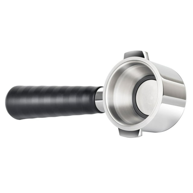 Silver & Black Portafilter for Coffee Lovers Replacement for Delonghi ECP35.31