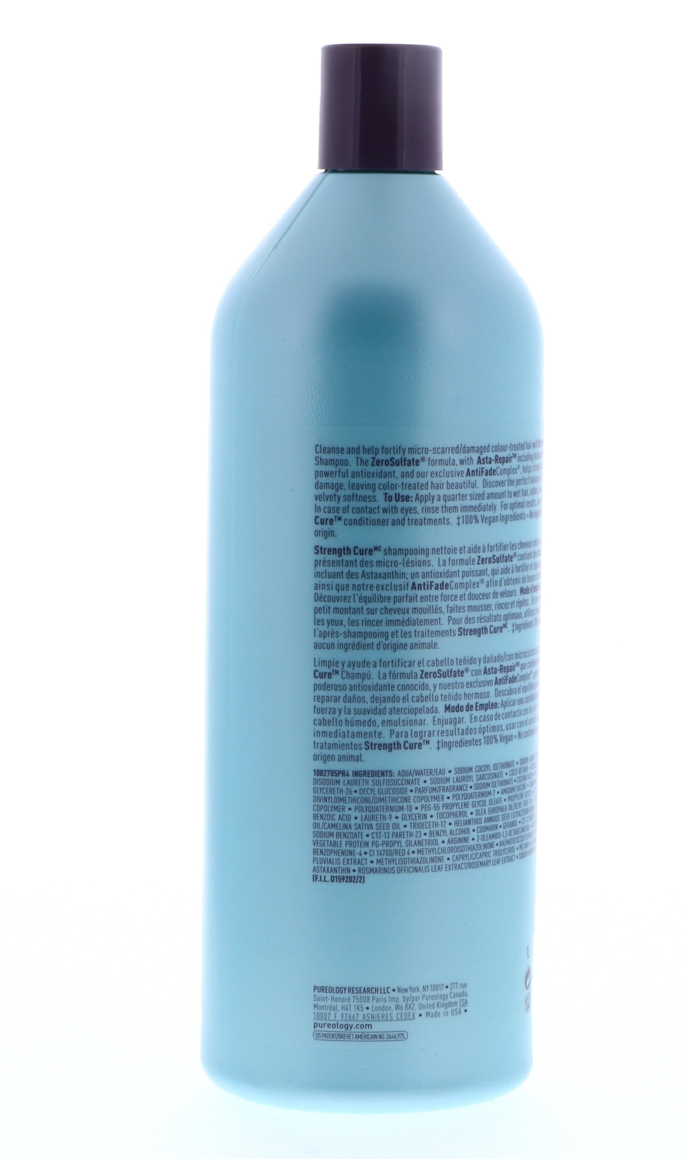 Strength Cure Shampoo Pureology 33.8 oz Shampoo Unisex