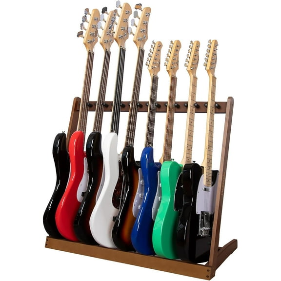 Guitar Stand for Multiple Guitars, Padded Multi Guitars Display for Home, Studio,  (7-Holder)
