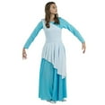 thumbnail image 2 of Danzcue Tunique de Danse Asymétrique pour Femmes, Blanc, P-m-Adulte, 2 of 4