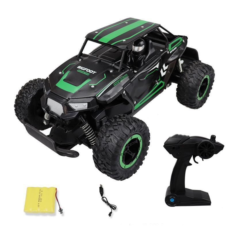 1/14 Electric RC Car Big Foot Truck W/ Remote Off-Road High Speed Vehicle Toys