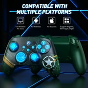 Turpow RGB Wireless Controller for Xbox One, Game Controller with WIFI Compatible with Xbox One S/X, Series X/S and PC, with Turbo, 3.5mm Audio Jack and Built-in 650mAh Rechargeable Battery