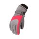 thumbnail image 1 of Guantes de esquí Minnieouse para niños, deportes al aire libre, ciclismo, manopla de invierno para clima frío, Protector de guantes y mitones rojo gris, 1 of 1