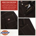 thumbnail image 4 of Dickies Womens Work Pants - High Waist Women Carpenter Pants Relaxed Fit with Belt & Utility Pockets, 4 of 7
