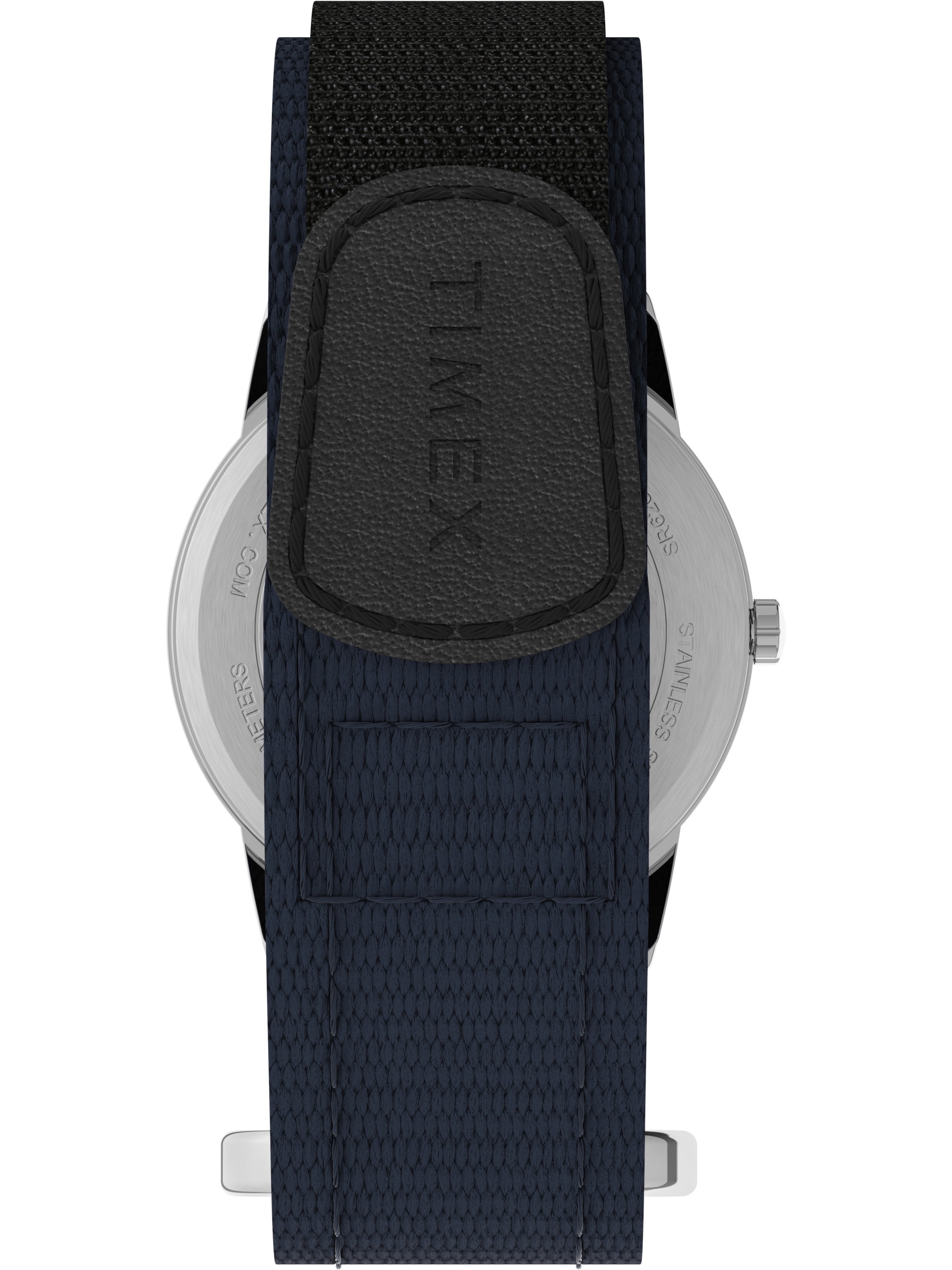 Timex Men's Easy Reader Date Blue/Silver 35mm Casual Watch, FastWrap Strap