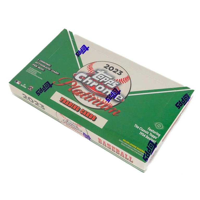2023 Topps Chrome Black Baseball Hobby Box with Platinum