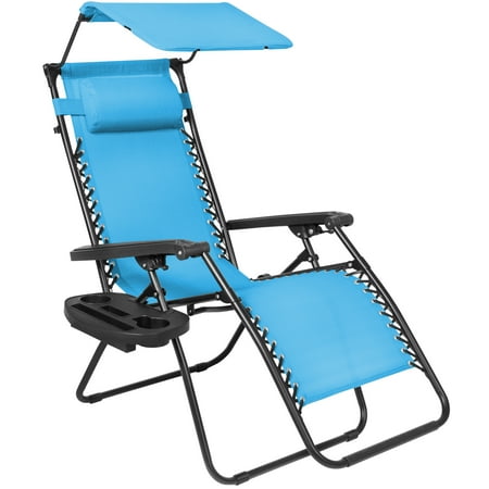 canopy folding lounge gravity zero chair chairs beach holder cup light magazine lightweight choice shade recliner tray dialog displays option