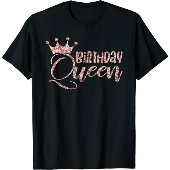 Birthday Queen Gift Girls Women It's My Birthday Matching T-Shirt