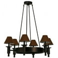 thumbnail image 4 of Meyda Tiffany 136453 Calais 6 Light 36" Wide Chandelier - MultiColor, 4 of 5