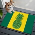 thumbnail image 4 of Pineapple Washable Small Entryway Area Rugs 2'x3', Summer Beach Low Pile Throw Rug Non-Slip Sturdy Edge Binding Carpet for Front Door Floor Room Entry, 4 of 9