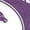 HEATHER PURPLE, variant on Instant Message - Outer Banks Running Horse - Youth Girls Fitted Short Sleeve T-Shirt