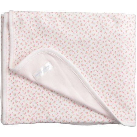 Polo Ralph Lauren Kids Baby Girls Printed Interlock Floral Blanket Infant White Multi Floral/White One Size