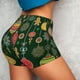 thumbnail image 4 of Fotbe Christmas Shorts Sin Costuras – Shorts Deportivos de Cintura Alta para Mujer, Elásticos para Gimnasio, Yoga, Running o Ciclismo-Large, 4 of 8