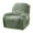Green, variant on 1 Seat Recliner Cover, Fleece Stretch Reclining Chair Covers for 1 Cushion Reclining Sofa, Single Seat Pocket Jacquard Recliner Couch Cover, Thickened, Very Soft