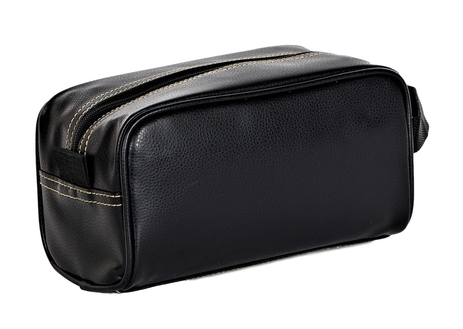 steve madden men's travel kit, black, one size