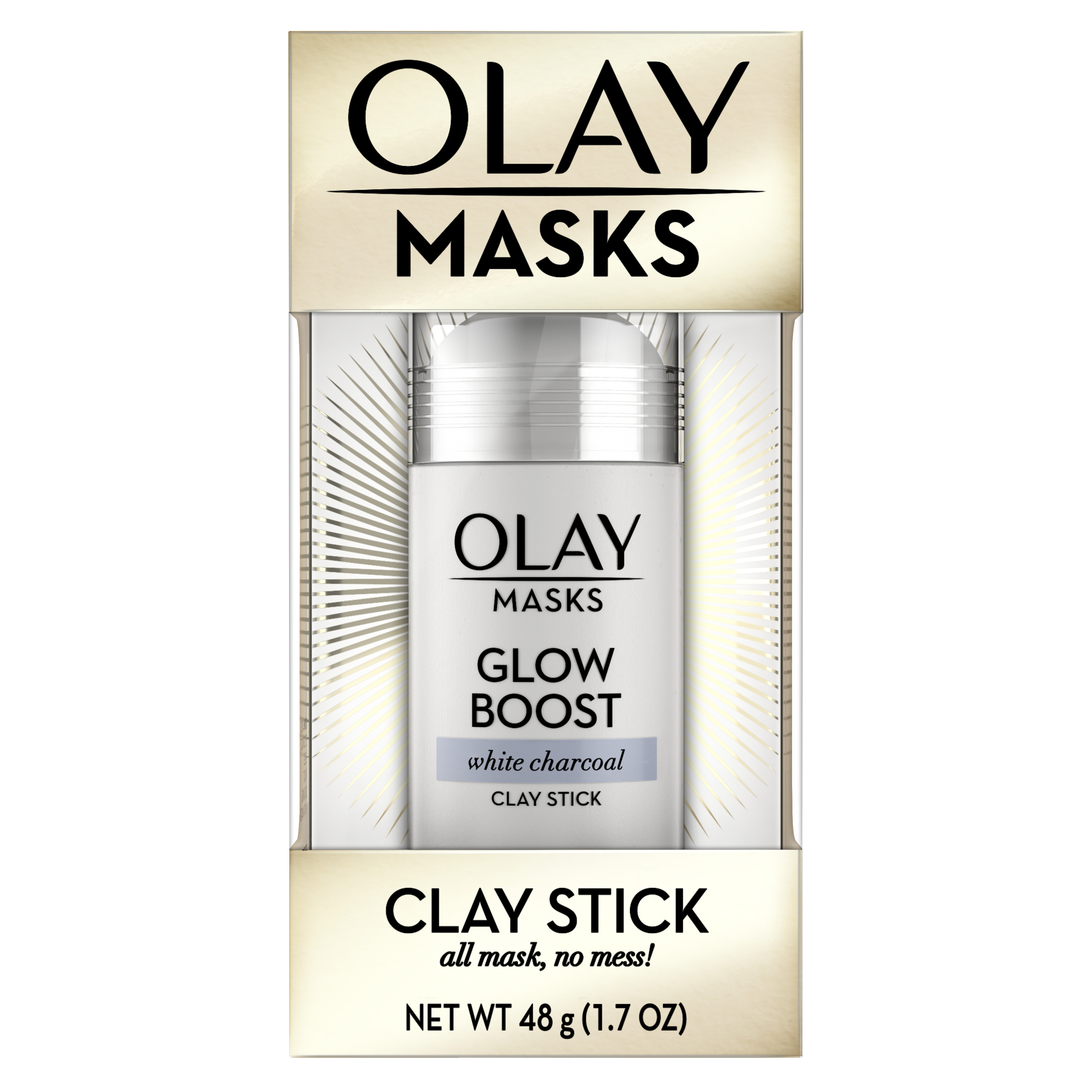 Olay Face Mask Stick, Glow Boost with White Charcoal Clay, 1.7 oz - image 3 of 9
