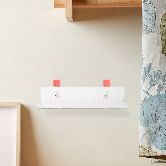 Nicehomfit Floating Vinyl Record Shelf Clear Acrylic Wall Mount for Easy Storage and Display