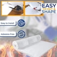 thumbnail image 6 of SIMOND STORE Ceramic Fiber Insulation Blanket, 4# Density 2400F, 1" x 12"x 24” Fireproof Insulation for Fireplace, 6 of 7
