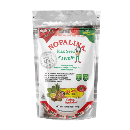 Nopalina Flaxseed Plus Fiber, Omega-3-6-9 Supplement, 16 (Best Omega 3 6 9 Supplement)