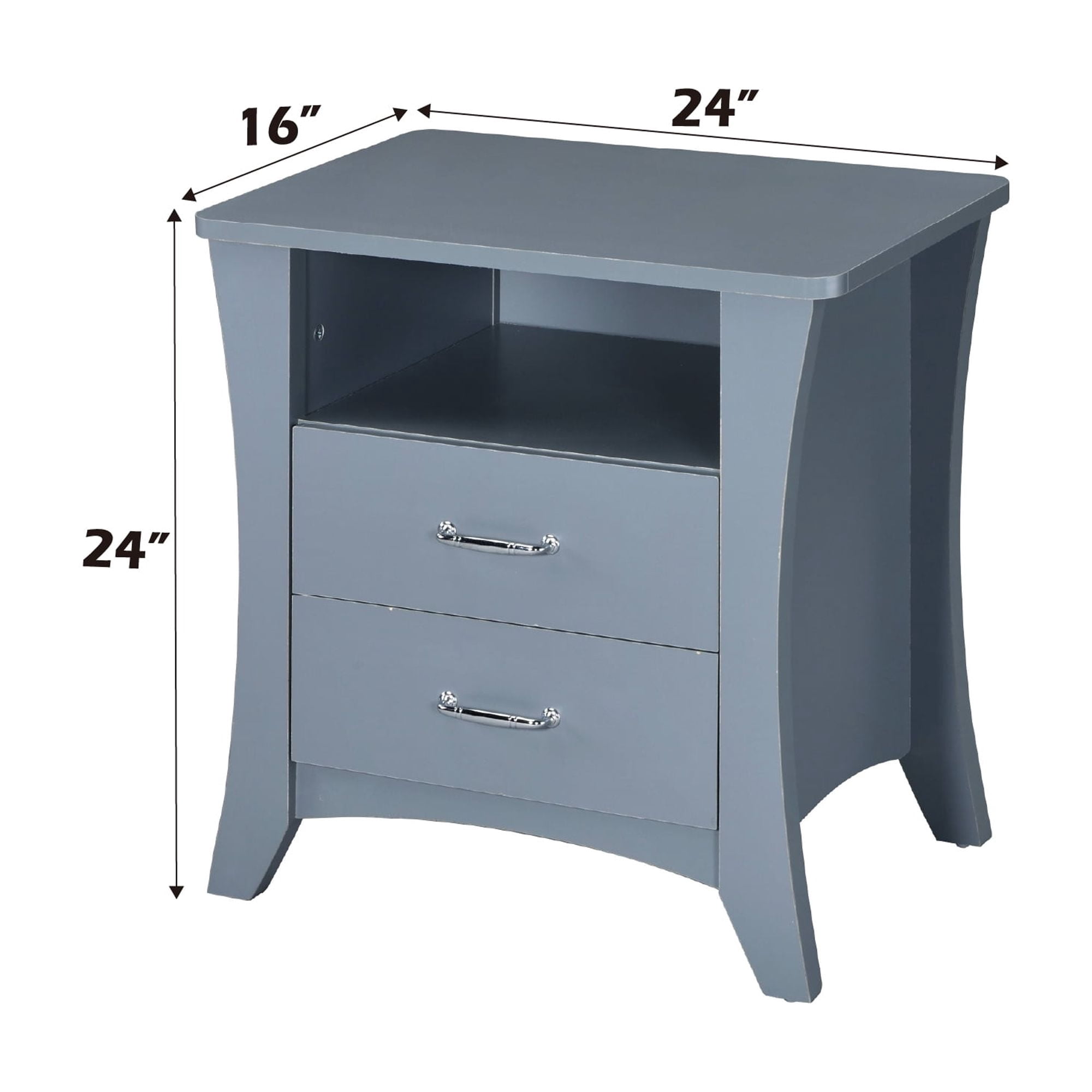 Accent Table, Gray Finish