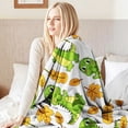 thumbnail image 5 of Flannel Fleece Throw Blanket, Soft Large Throw Blanket, Lightweight Cozy Plush Throw Blanket Fit Sofa Bed, 40"x50", Dinosaur, 5 of 7