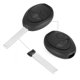 thumbnail image 1 of Funda de llavero plegable, cubierta de carcasa de llave 2 botones Carcasa de cubierta de carcasa de llave remota para coche negra Carcasa para MINI One Cooper S R50 Ecomeon no, 1 of 4