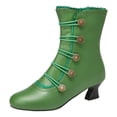 thumbnail image 1 of Kcodviy Bottes Mi-Hautes Automne et Hiver pour Femmes, Bottes Chunky, Bottes Plates pour Femmes, Bottes Transparentes pour Femmes, Mini Bottes pour Femmes, 1 of 5