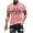 Pink, variant on Afuyipoi Men's T-shirts,Relaxed Casual Summer Crew Neck Graphic Tees Green 3XL