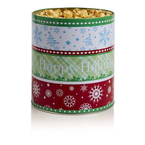 Fisher's Popcorn, Holiday Tin, Gluten Free, 5 Simple Ingredients