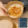 thumbnail image 2 of 50Pcs Air Fryer Parchment Paper Round Liners High Temperature Resistant Baking Accessories, 2 of 7