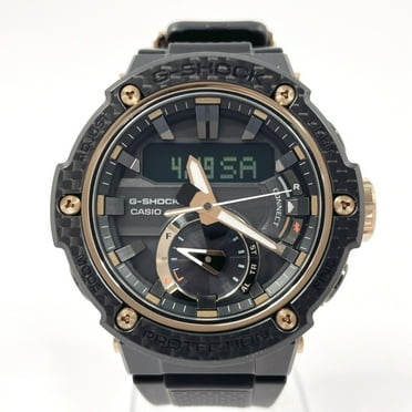 Pre-Owned CASIO G-SHOCK G-STEEL GST-B200X Watch Stainless Steel/Rubber Black Solar...