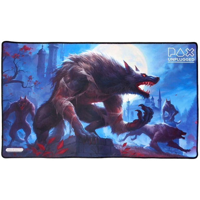 Gamermats Card Supplies Vampires / Werewolf Double Sided Playmat
