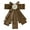 Brown, variant on INSPIRE CHIC Women's Pretied Pin Brooch Ribbon Bowknot Party Bow Tie with Beads