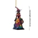 thumbnail image 3 of Witch Pendant Acrylic Flat Car Decoration Home Decoration Christmas Tree Decoration, 3 of 5