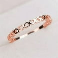 thumbnail image 6 of K-KED Fashion 925 Silver Plated ,Rose Gold Ring Cubic Zircon Women Delicate Jewelry Sz 5-12-10-Gold, 6 of 7